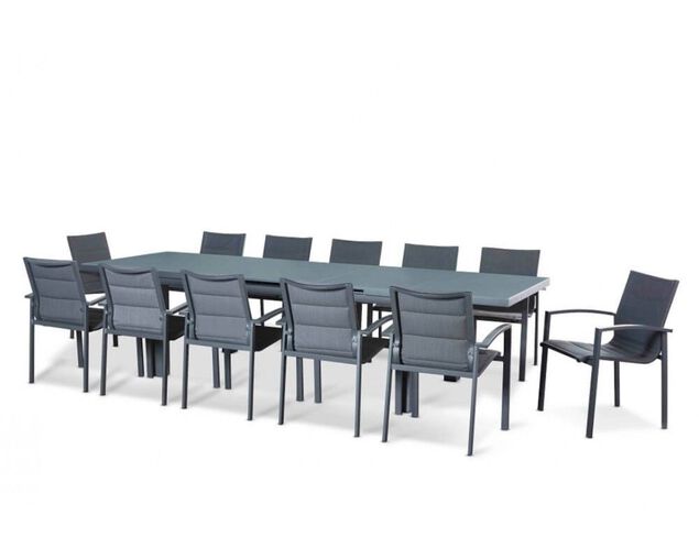 Boston-Dakota 13 Piece Extension Dining Setting, , hi-res image number null