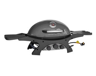 Ziggy Classic Triple Grill Natural Gas BBQ (Gunmetal Grey)