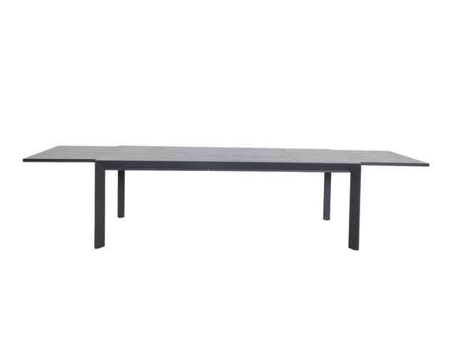 Jette 12 Seater Extension Dining Setting Bundle - Gunmetal Grey, Gunmetal Grey, hi-res