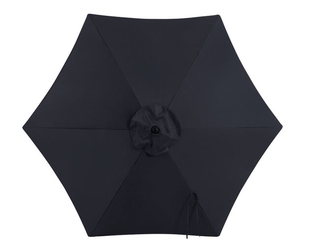 Bronte 2.1m Market Umbrella Charcoal, , hi-res image number null