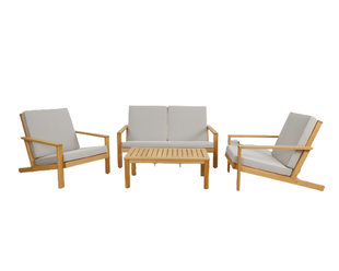 Emme 4 Piece Lounge Setting