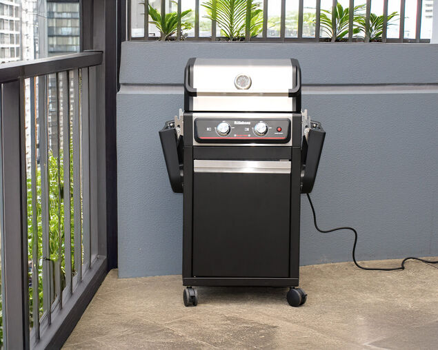 Billabong 2 Burner Electric BBQ on Cart, , hi-res