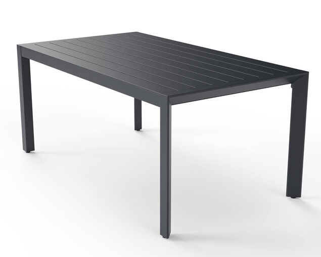 Jette 8 Seater Low Dining Setting Bundle - Gunmetal Grey, Gunmetal Grey, hi-res