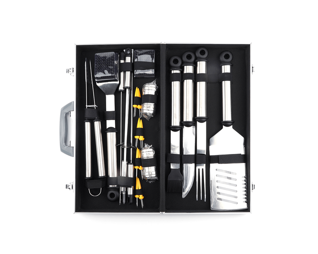 Pro Grill 22 Piece Toolset with Case, , hi-res