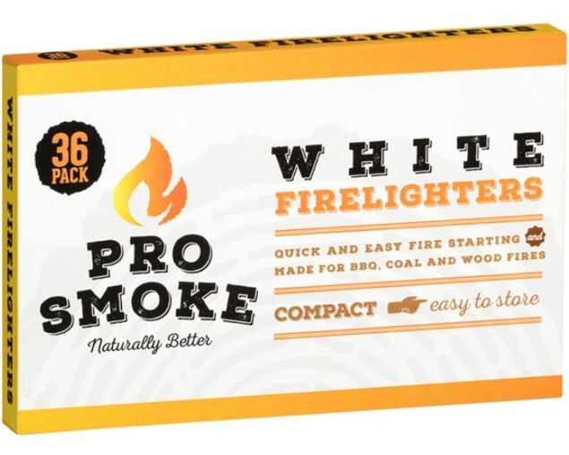 Pro Smoke White Fire Lighters 36pk, , hi-res