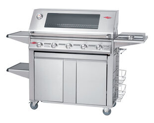 BeefEater Signature 3000SS 5 Burner BBQ with Side Burner & Trolley