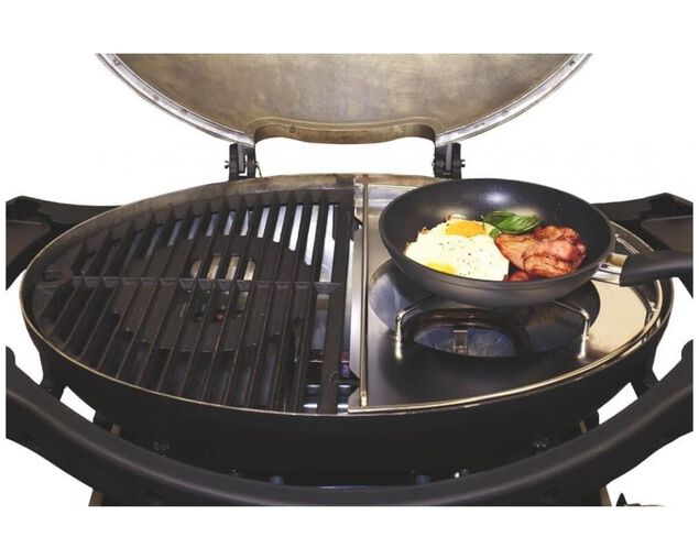 Ziggy Classic Twin Grill LPG BBQ - Gunmetal Grey, Gunmetal Grey, hi-res