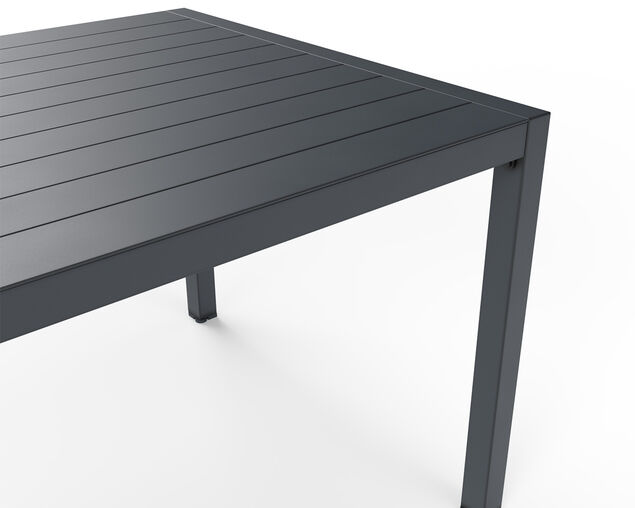 Jette 9 Piece Dining Setting - Gunmetal Grey, Gunmetal Grey, hi-res