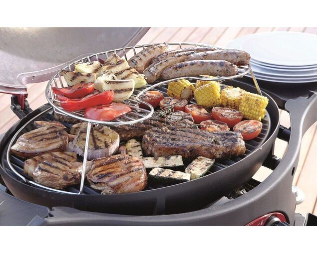 Ziggy Classic Triple Grill LPG BBQ on Cart (Gunmetal Grey), Gunmetal Grey, hi-res