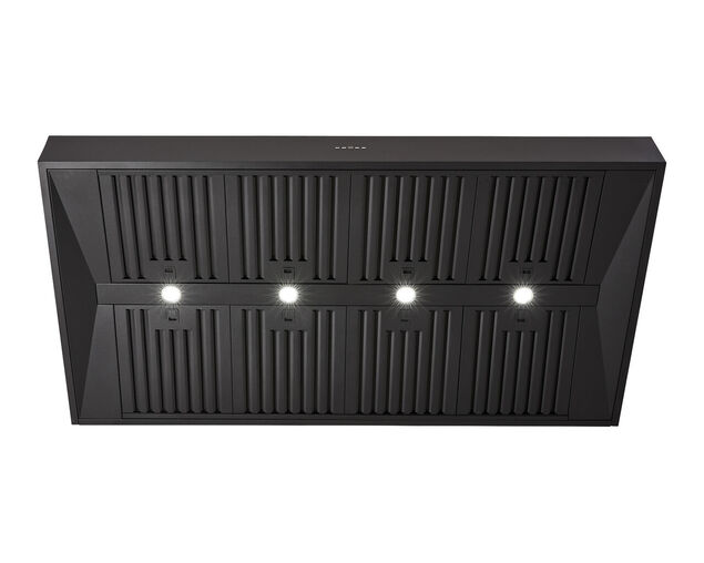 Schweigen Silent Black BBQ Alfresco Rangehood 1500mm 3000M³/hr Twin Motor, , hi-res