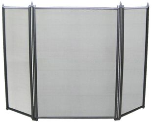 Maxiheat 3 Panel Firescreen with Chrome Trim