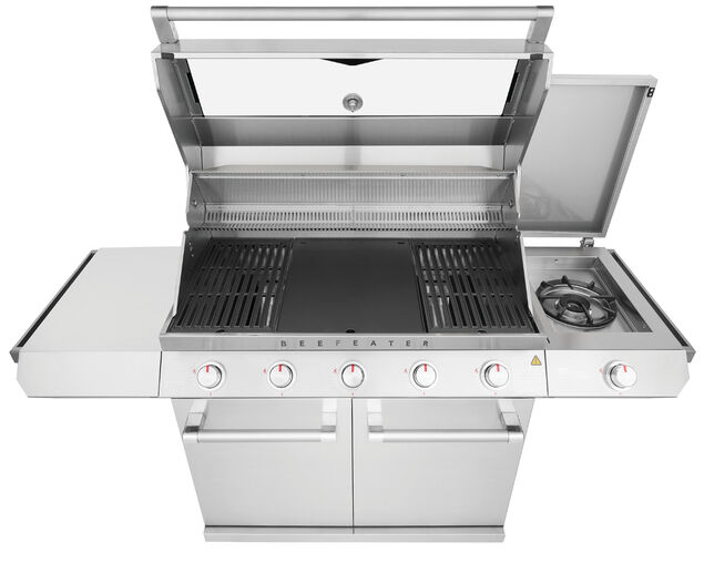 BeefEater 7000 Classic 5 Burner BBQ on Side Burner Cart, , hi-res