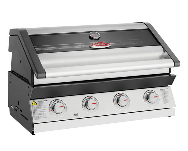 BeefEater 1600 Series 4 Burner Stainless Steel Build In BBQ, , hi-res image number null