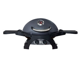 Ziggy Classic Twin Grill LPG BBQ - Gunmetal Grey