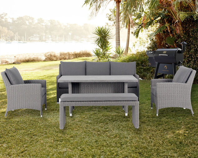 Avalon 5 Piece Low Dining Setting, , hi-res