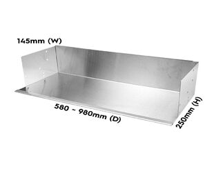 BeefEater Rear Heat Shield for Built-in Barbecue