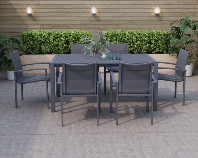 Boston-Eden 7 Piece Dining Setting, , hi-res