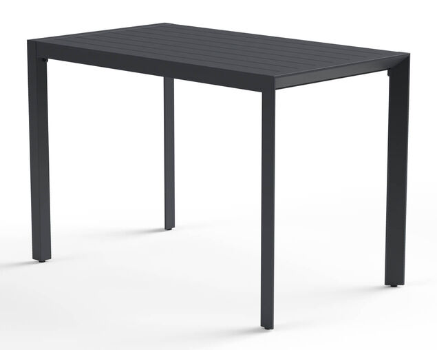 Jette Bar Table 145cm (Gunmetal Grey), Gunmetal Grey, hi-res