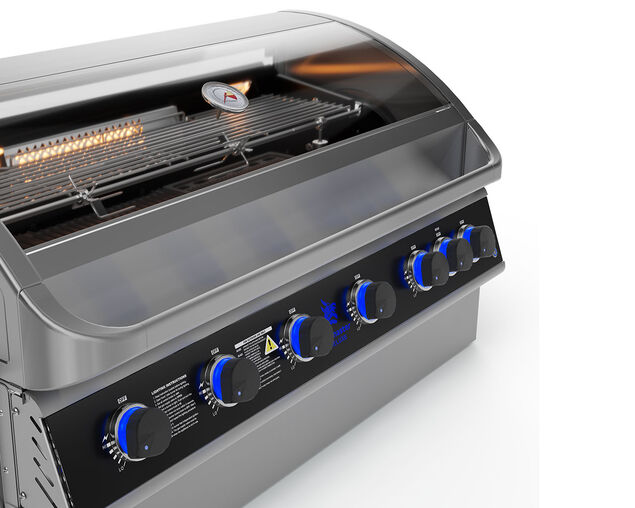 Deluxe Beefmaster T-Series 6 Burner Build-In BBQ, , hi-res