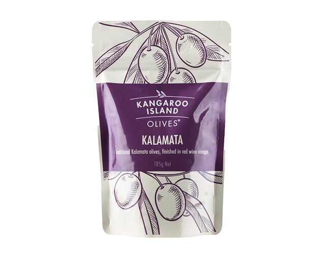 Kangaroo Island Olives Kalamata 185G, , hi-res image number null