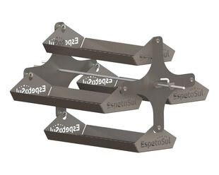 EspetoSul 4 Tray Carousel with Rotating Baskets
