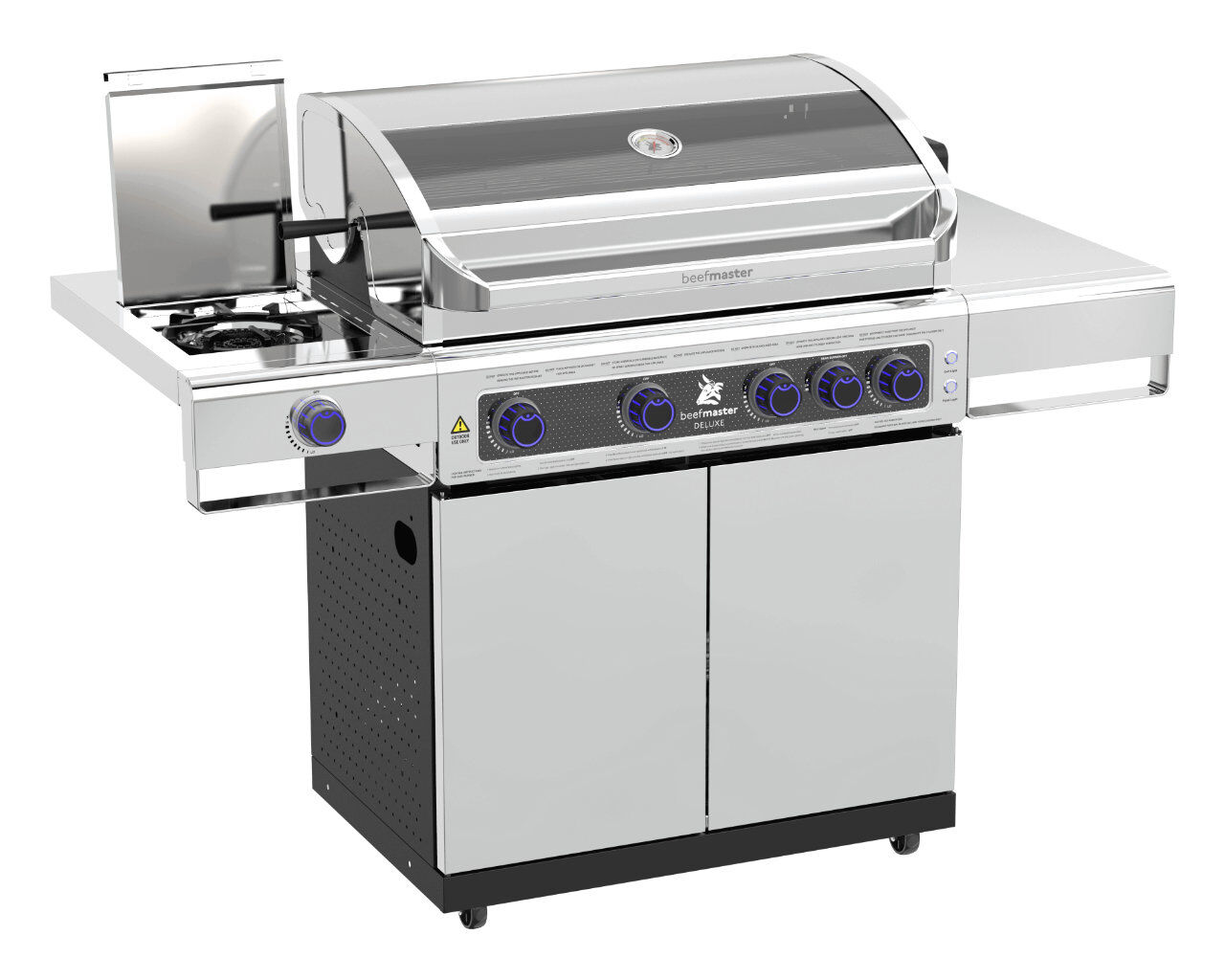 Buy Deluxe Beefmaster 4 Burner BBQ at Barbeques Galore