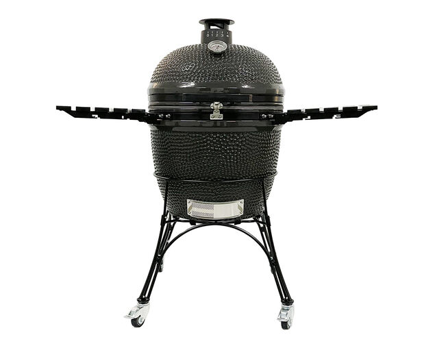 Firehawk Stringybark Kamado Ceramic Charcoal BBQ 68cm (27") - Grey, , hi-res image number null