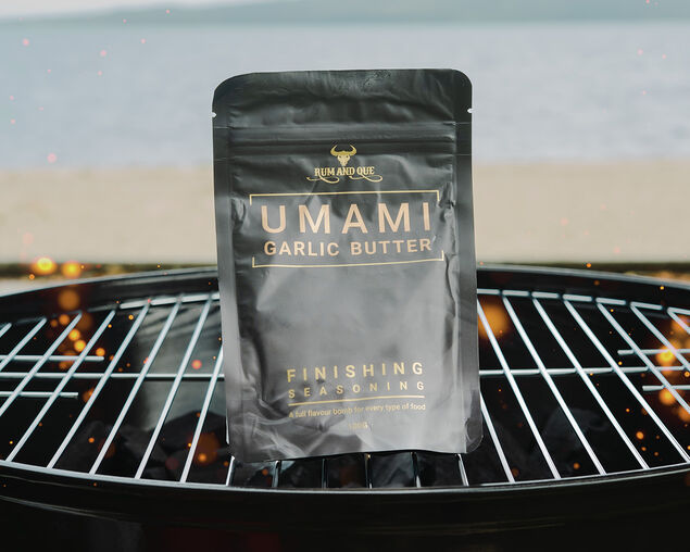 Rum & Que Umami Garlic Butter Finishing Seasoning, , hi-res