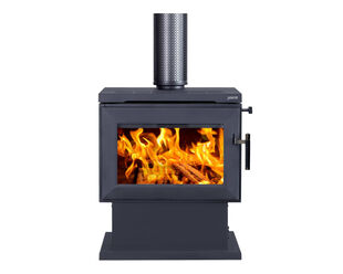 Saxon Mahogany Freestanding Wood Heater