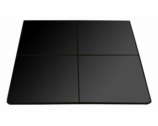 Maxiheat Square Tiled Hearth  Gloss Black