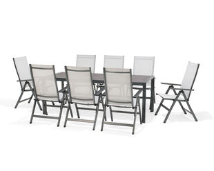 Frankie-Eden 9 Piece Dining Setting,  Frankie-Eden 9 Piece Dining Setting