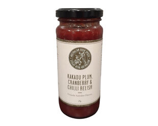 Australian Bush Spices Kakadu Plum Cranberry Chilli Relish