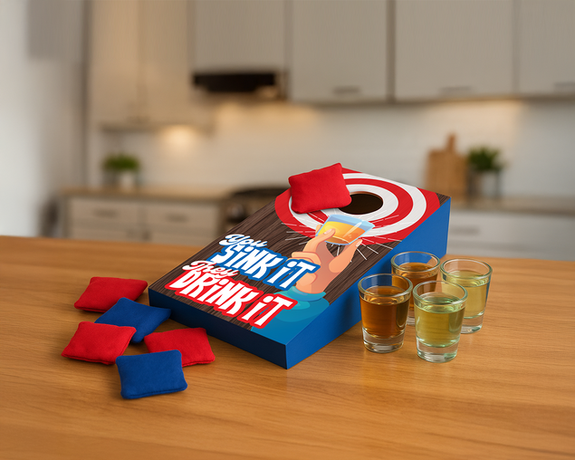 Bean Bag Toss & Drink Game, , hi-res