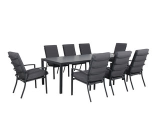 Jette-Boston Highback 9 Piece Dining,  Jette-Boston Highback 9 Piece Dining