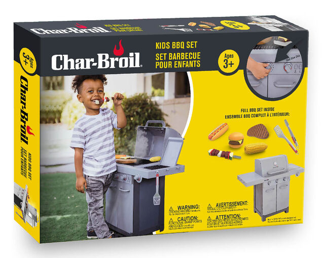 CharBroil Kids Pretend Play Toy BBQ Set, , hi-res