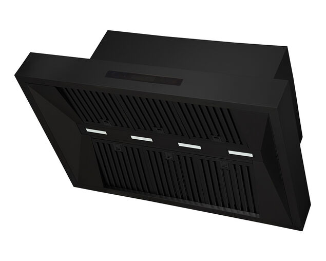 Excelsior Black Wall Mounted BBQ Rangehood - 1200 x 800mm, , hi-res