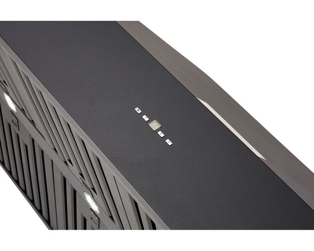 Schweigen Black BBQ Alfresco Rangehood 1500mm (Non Silent) 2500M³/hr Twin Motors, , hi-res