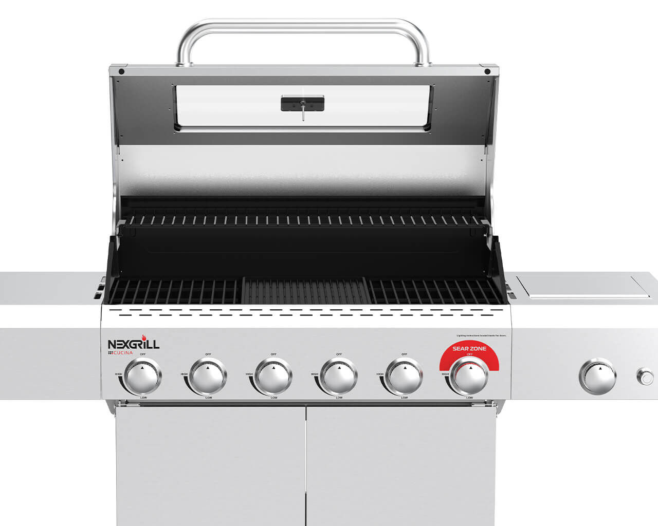 Buy Nexgrill Cucina 6 Burner BBQ with Sear Zone and Side Burner at