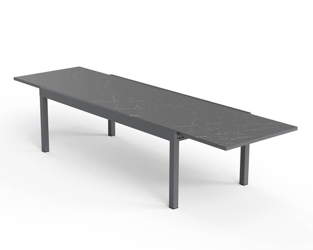Frankie-Sinta 13 Piece Extension Dining Setting (Gunmetal Grey), , hi-res
