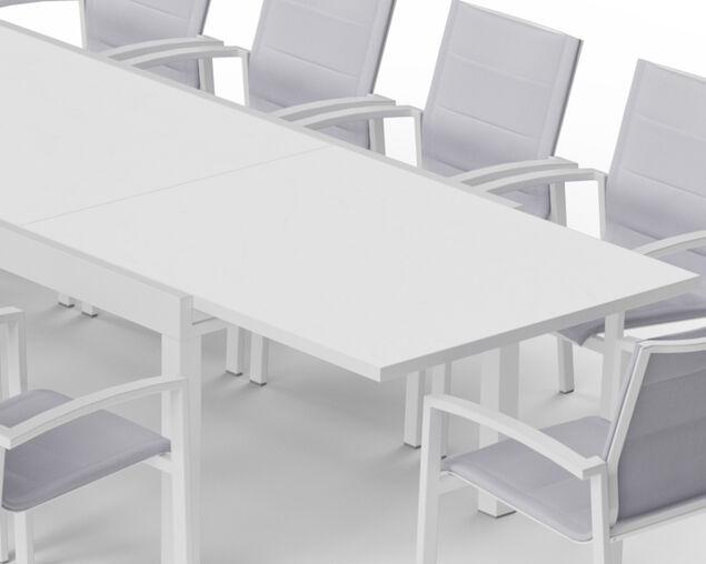 Boston-Sinta 11 Piece Extension Dining Setting, , hi-res