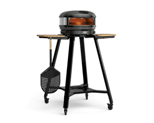 Gozney Arc Essentials Bundle Portable Pizza Oven with Stand and Pizza Peel - Off Black