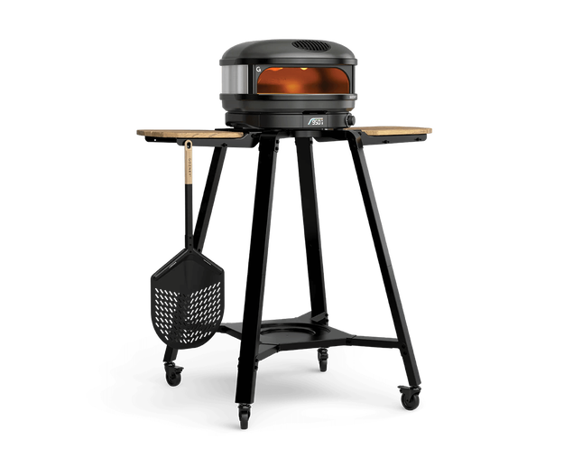 Gozney Arc Essentials Bundle Portable Pizza Oven with Stand and Pizza Peel - Off Black, Off Black, hi-res image number null