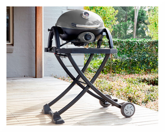 Ziggy Classic Single Burner Portable Grill LPG BBQ Plus Folding Cart Bundle, , hi-res image number null