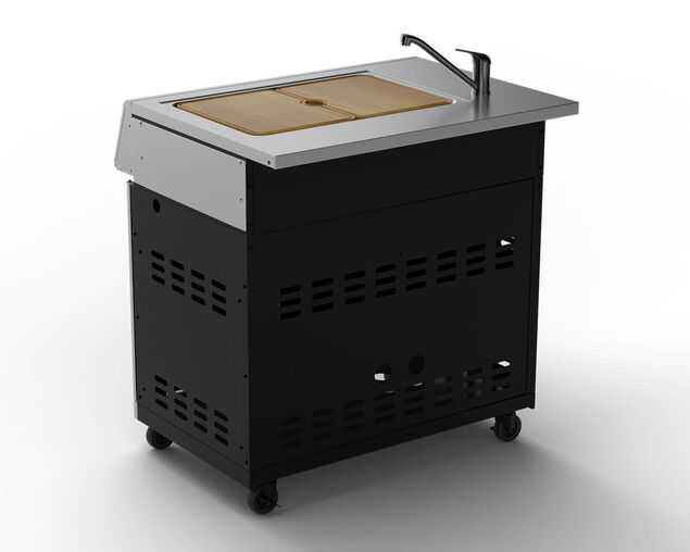 Beefmaster Premium Sink On Deluxe Cart, , hi-res