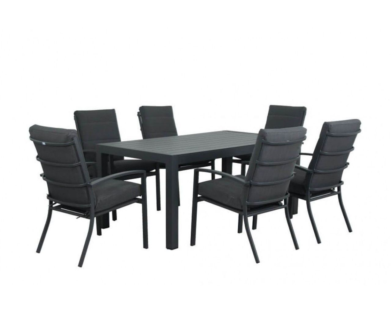 High back best sale outdoor dining chairs