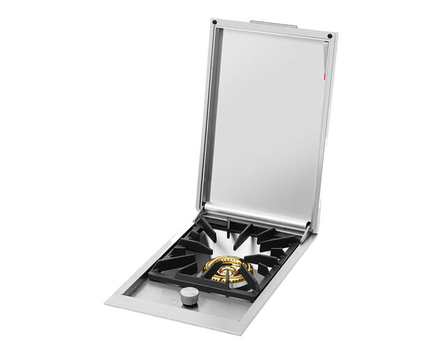 BeefEater Signature Proline Integrated Side Burner With Lid & Flame Failure Device, , hi-res