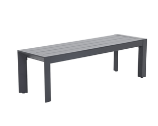 Jette Bench 150cm (Gunmetal Grey)