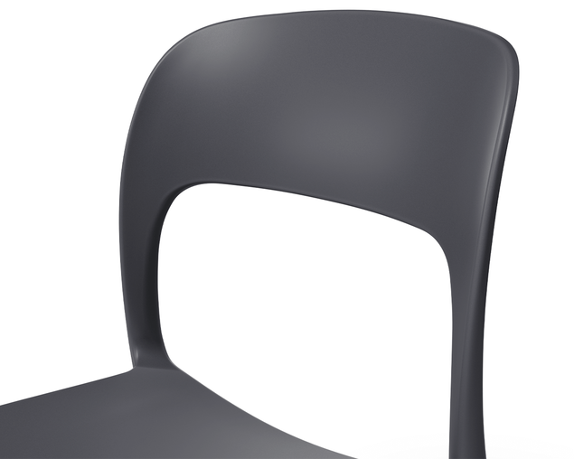 Riley Dining Chair - Grey, Grey, hi-res