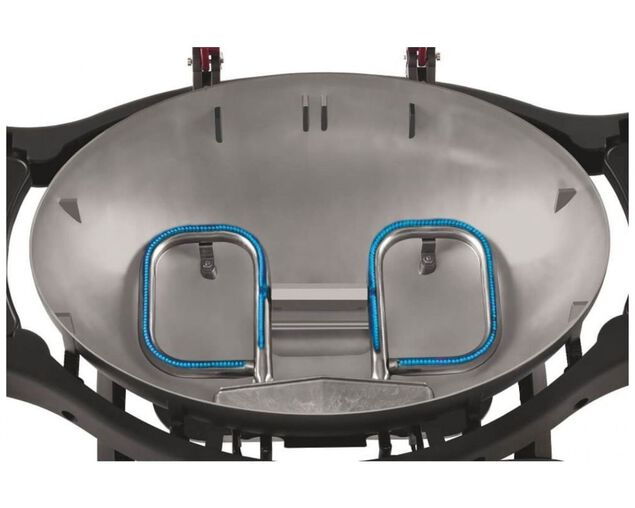 Ziggy Classic Twin Grill LPG BBQ - Gunmetal Grey, Gunmetal Grey, hi-res