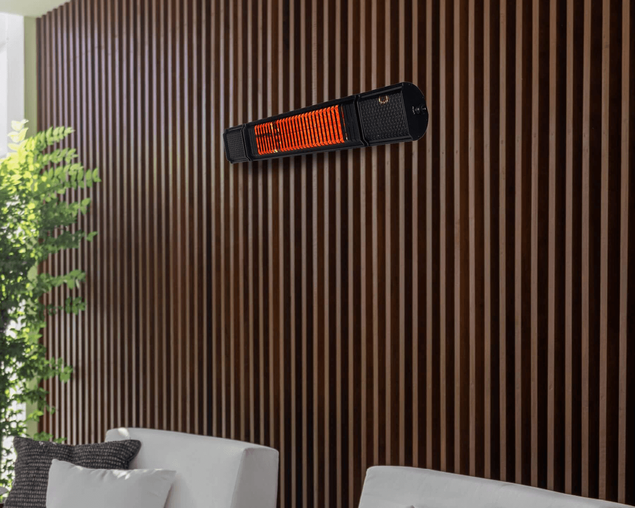 2kW Patio Heater With Bluetooth Speakers, , hi-res